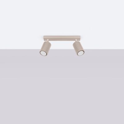 Sollux Lighting Karbon lampa podsufitowa 2x10 W kaszmirowa SL.1763