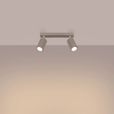 Sollux Lighting Karbon lampa podsufitowa 2x10 W kaszmirowa SL.1763