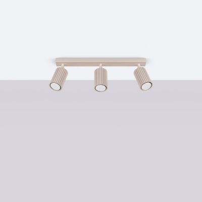 Sollux Lighting Karbon lampa podsufitowa 3x10 W kaszmirowa SL.1764