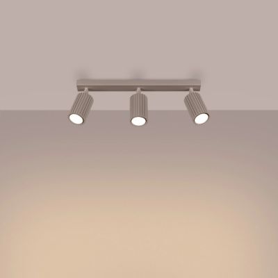 Sollux Lighting Karbon lampa podsufitowa 3x10 W kaszmirowa SL.1764