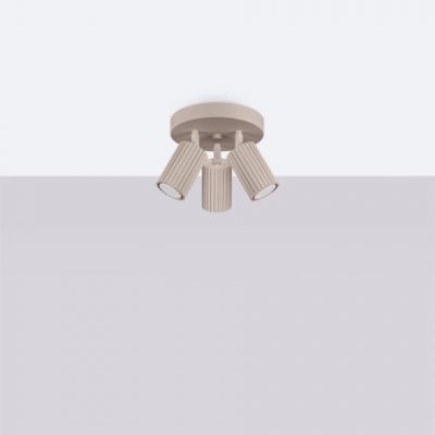 Sollux Lighting Karbon lampa podsufitowa 3x10 W kaszmirowa SL.1768