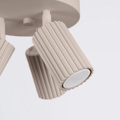 Sollux Lighting Karbon lampa podsufitowa 3x10 W kaszmirowa SL.1768