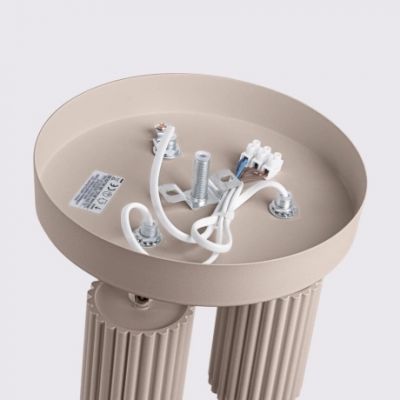 Sollux Lighting Karbon lampa podsufitowa 3x10 W kaszmirowa SL.1768