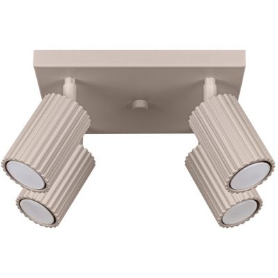 Sollux Lighting Karbon lampa podsufitowa kaszmirowa 4x10 W SL.1769