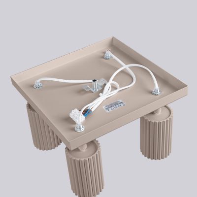 Sollux Lighting Karbon lampa podsufitowa kaszmirowa 4x10 W SL.1769