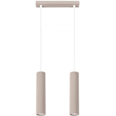 Sollux Lighting Karbon lampa wisząca 2x10 W kaszmir SL.1773
