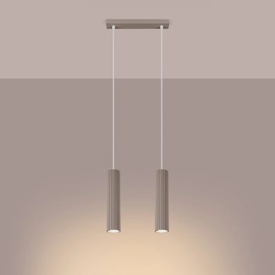 Sollux Lighting Karbon lampa wisząca 2x10 W kaszmir SL.1773