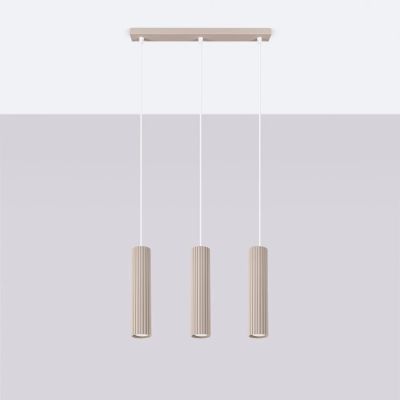 Sollux Lighting Karbon lampa wisząca 3x10 W kaszmir SL.1774