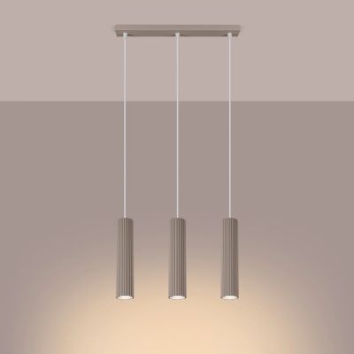 Sollux Lighting Karbon lampa wisząca 3x10 W kaszmir SL.1774