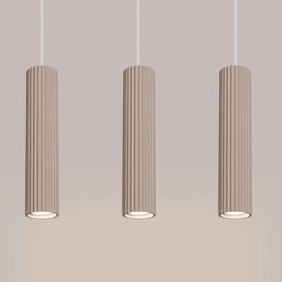 Sollux Lighting Karbon lampa wisząca 3x10 W kaszmir SL.1774