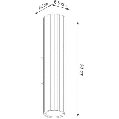 Sollux Lighting Karbon kinkiet 2x10 W kaszmir SL.1776