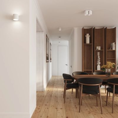 Sollux Lighting Aura lampa podsufitowa 1x10 W biała SL.1782