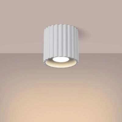 Sollux Lighting Aura lampa podsufitowa 1x10 W biała SL.1782