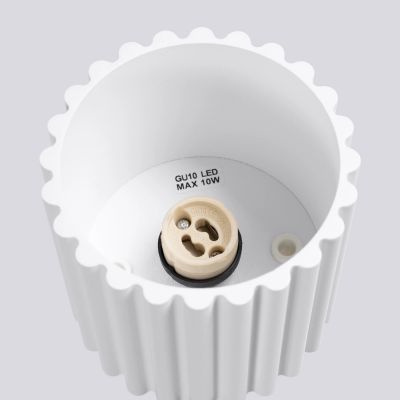 Sollux Lighting Aura lampa podsufitowa 1x10 W biała SL.1782