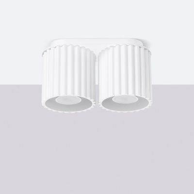 Sollux Lighting Aura lampa podsufitowa 2x10 W biała SL.1780