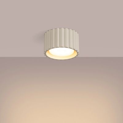 Sollux Lighting Aura lampa podsufitowa 1x10 W beżowa SL.1792