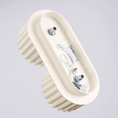 Sollux Lighting Aura lampa podsufitowa 2x10 W beżowa SL.1793