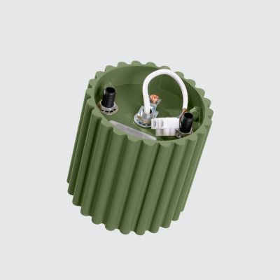 Sollux Lighting Aura lampa podsufitowa 1x10 W zielona oliwkowa SL.1794