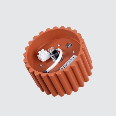 Sollux Lighting Aura lampa podsufitowa 1x10 W ochra czerwona SL.1802