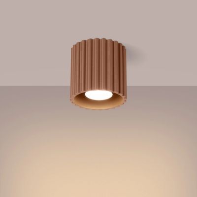 Sollux Lighting Aura lampa podsufitowa 1x10 W mocca SL.1804