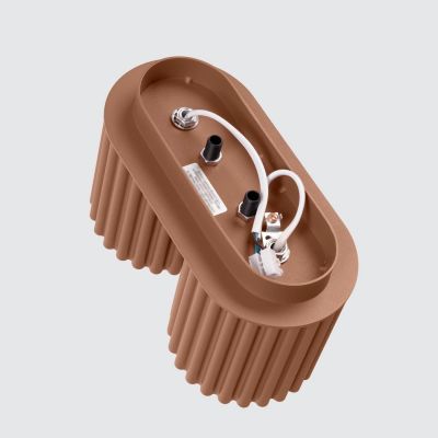 Sollux Lighting Aura lampa podsufitowa mocca 2x10 W SL.1805