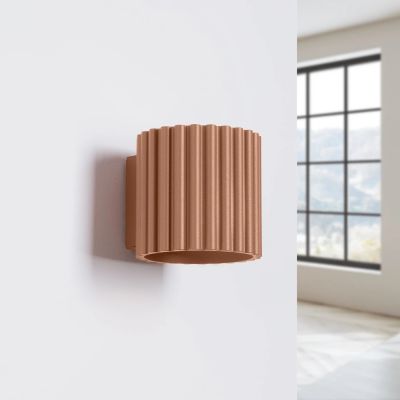 Sollux Lighting Aura kinkiet 1x10 W mocca SL.1806