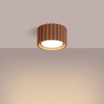 Sollux Lighting Aura lampa podsufitowa 1x10 W mocca SL.1807