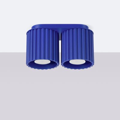 Sollux Lighting Aura lampa podsufitowa 2x10 W ultramaryna SL.1810