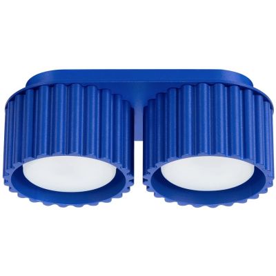 Sollux Lighting Aura lampa podsufitowa 2x10 W ultramaryna SL.1813