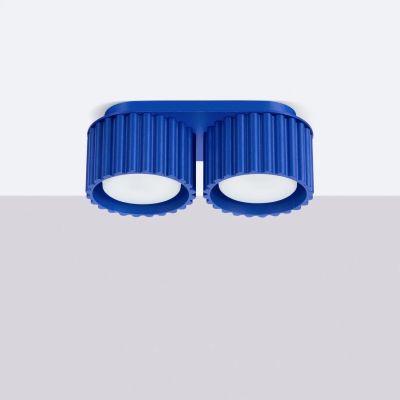 Sollux Lighting Aura lampa podsufitowa 2x10 W ultramaryna SL.1813