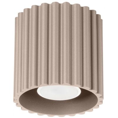 Sollux Lighting Aura lampa podsufitowa 1x10 W taupe SL.1814