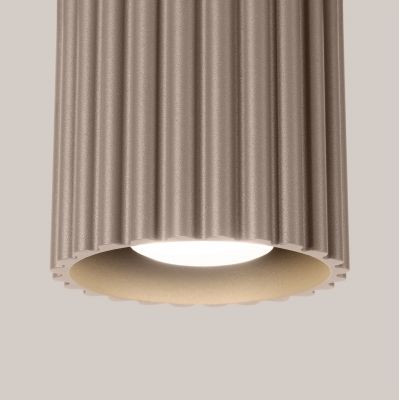 Sollux Lighting Aura lampa podsufitowa 1x10 W taupe SL.1814