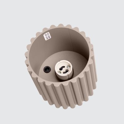 Sollux Lighting Aura lampa podsufitowa 1x10 W taupe SL.1814