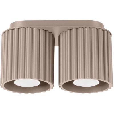 Sollux Lighting Aura lampa podsufitowa 2x10 W taupe SL.1815