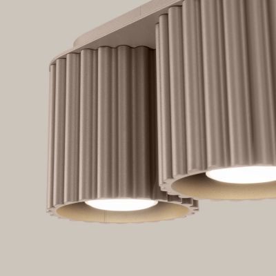 Sollux Lighting Aura lampa podsufitowa 2x10 W taupe SL.1815