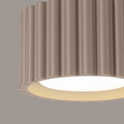 Sollux Lighting Aura lampa podsufitowa 1x10 W taupe SL.1817
