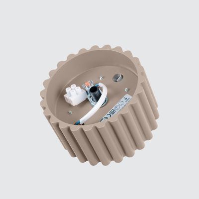 Sollux Lighting Aura lampa podsufitowa 1x10 W taupe SL.1817