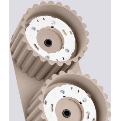 Sollux Lighting Aura lampa podsufitowa 2x10 taupe W SL.1818