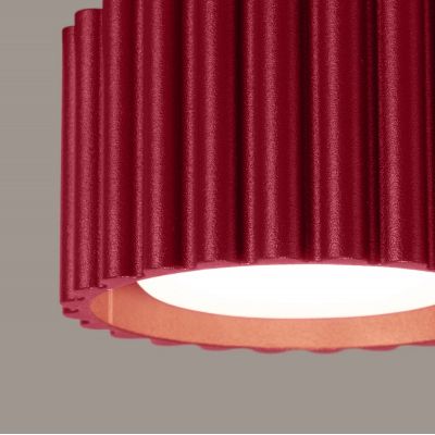 Sollux Lighting Aura lampa podsufitowa 1x10 W burgund SL.1822