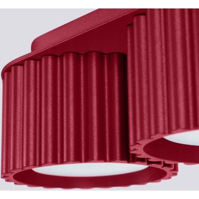Sollux Lighting Aura lampa podsufitowa 2x10 W burgund SL.1823