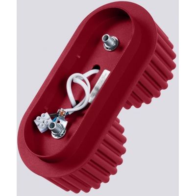 Sollux Lighting Aura lampa podsufitowa 2x10 W burgund SL.1823