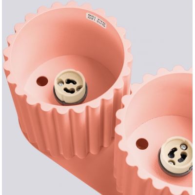 Sollux Lighting Aura lampa podsufitowa 2x10 W brzoskwiniowa SL.1825