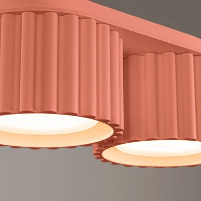 Sollux Lighting Aura lampa podsufitowa 2x10 W brzoskwiniowa SL.1828