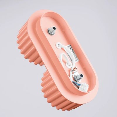 Sollux Lighting Aura lampa podsufitowa 2x10 W brzoskwiniowa SL.1828