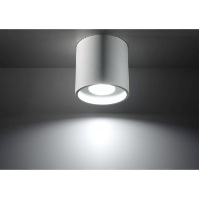Sollux Lighting Orbis lampa podsufitowa 1x40W biała SL.0021