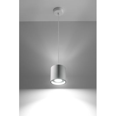 Sollux Lighting Orbis lampa wisząca 1x40W biała SL.0053