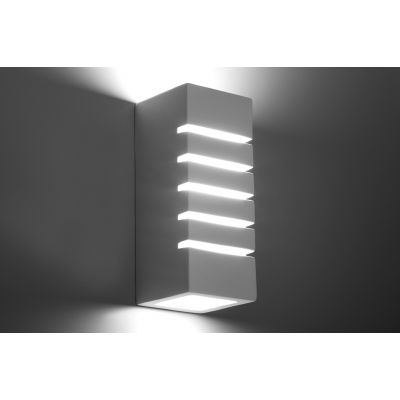Sollux Lighting Samir kinkiet 1x60W biały SL.0161