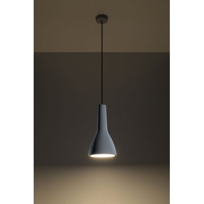 Sollux Lighting Empoli lampa wisząca 1x60W szara SL.0280