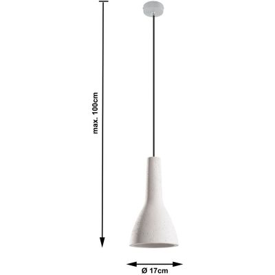 Sollux Lighting Empoli lampa wisząca 1x60W szara SL.0280