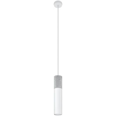 Sollux Lighting Borgio lampa wisząca 1x40W beton/biała SL.0647